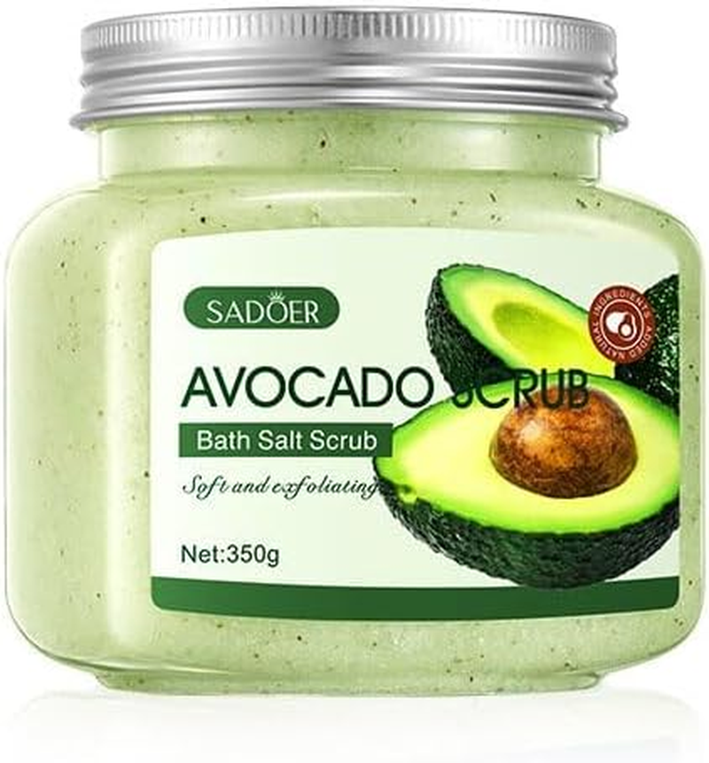 Exfoliating Body Scrub,Body Scrub, Mango Bath Salt Scrub, Cleansing Pores, and Body Care. (Mango Bath Salt Scrub 350G)