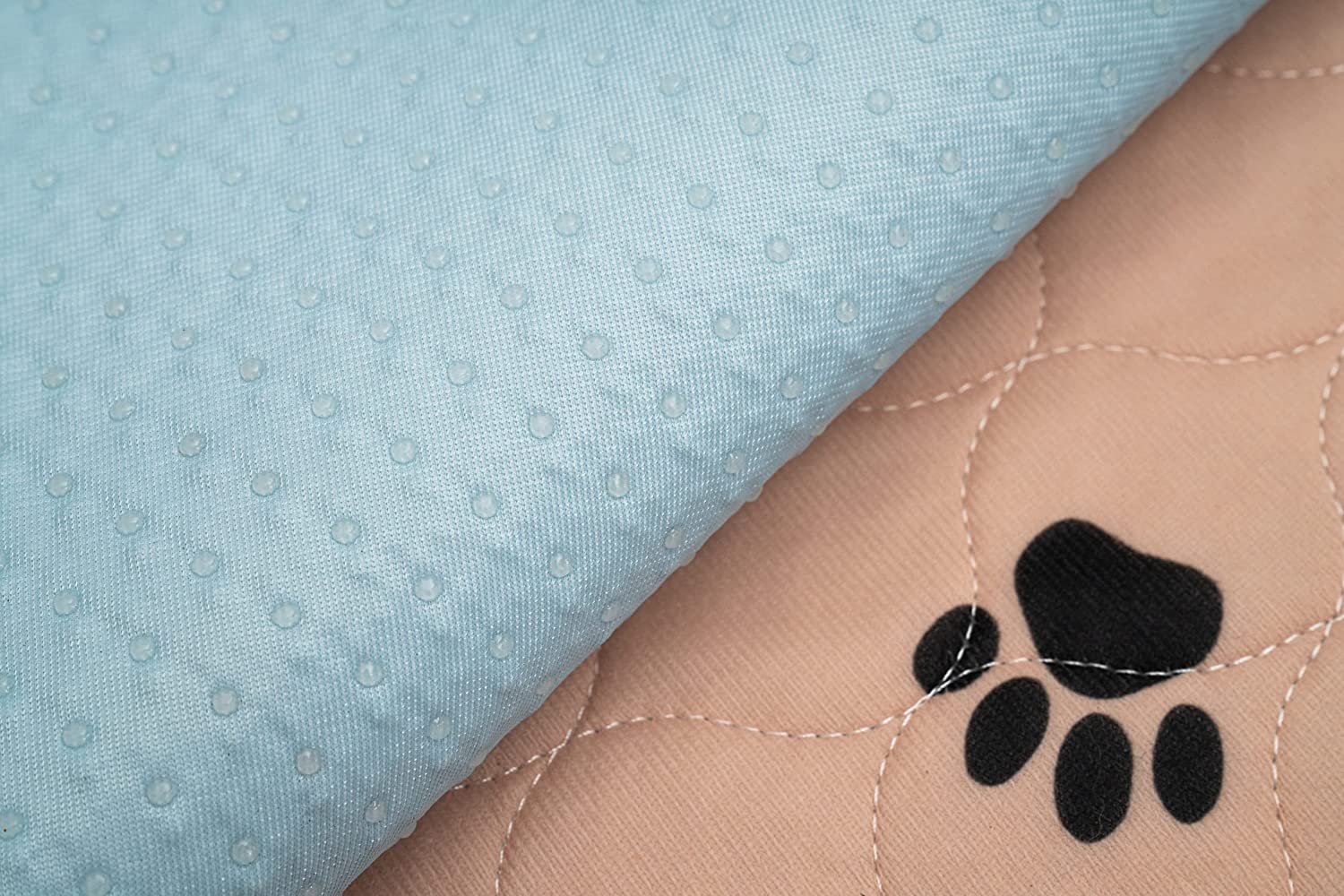 2 Pack XL Washable Whelping Pee Mats, 4 Layers, 80 Cm X 90 Cm or 31" X 35" Aussie Supply, anti Slip Gel Grip Underside Keeps Mat in Place, Suits Car, Truck Back Seat, Dog Mat, Dog Pad, Very Reusable Pee Pads, Totally Waterproof for Cat Litter Box or Cat Litter Tray. Dog Crate or Dog Kennel Very Washable Dog Pee Pad, Wee Pad and Dog Playpens Peepeego Mats. Pet Sofa Protector, Pet Car Mat, Fully Waterproof to 1 Litre.