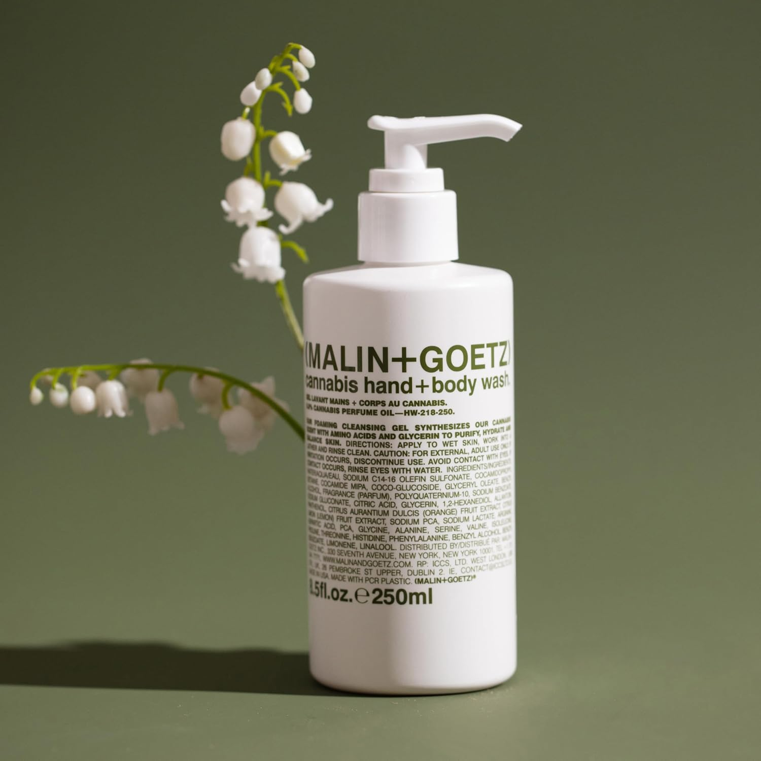 Malin + Goetz Cannabis Hand and Body Wash, 250 Ml image number 4