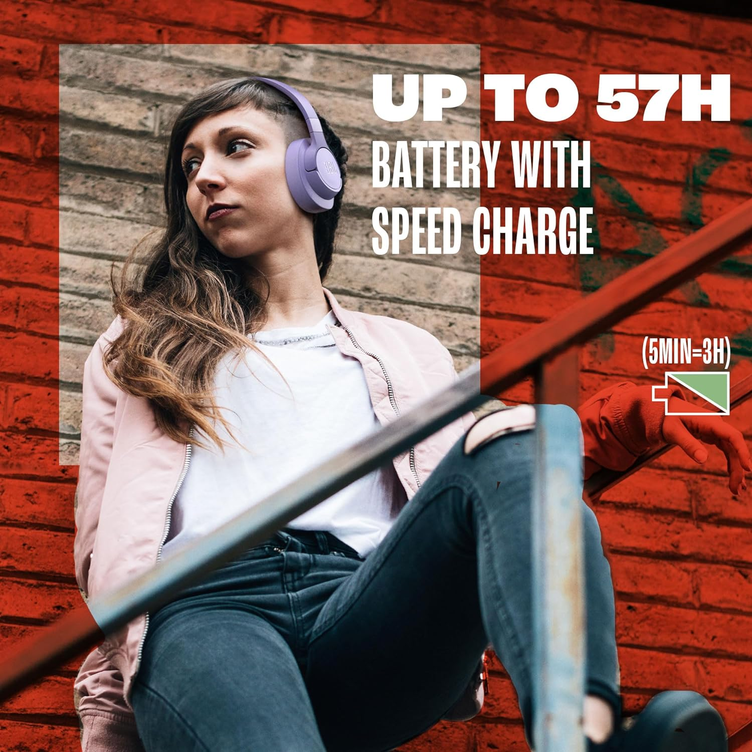 JBL Tune 720BT - Wireless Over-Ear Headphones Pure Bass Sound (Blue) image number 3