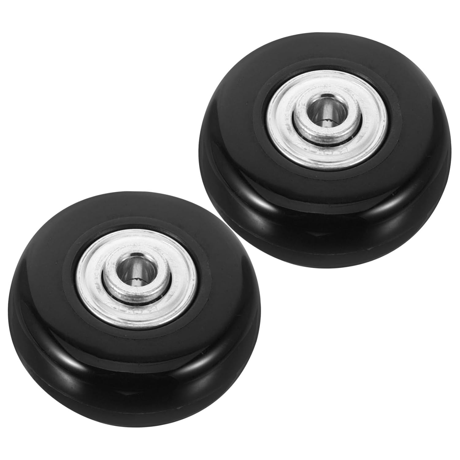 ULTECHNOVO 2Pcs Replacement Luggage Wheels Small Rubber Suitcase Swivel Casters Universal Fit Travel Suitcase Wheel Repair Kit 45X18Mm image number 5