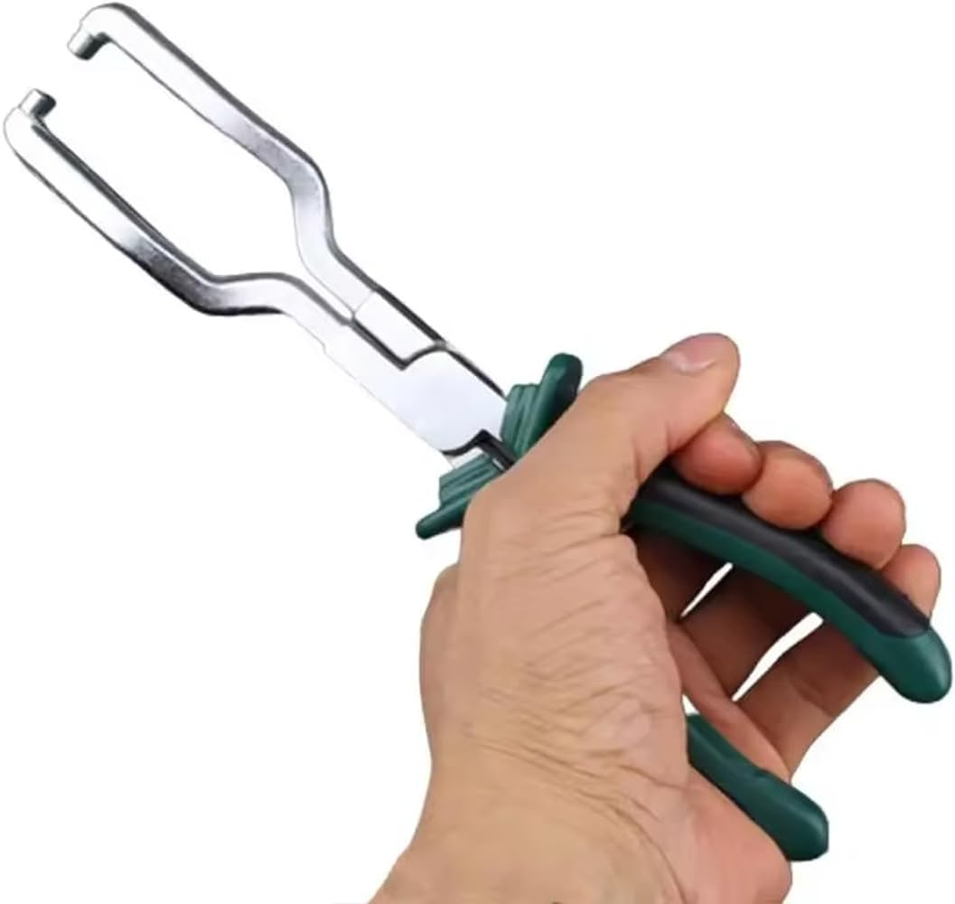 AIMALL Car Repair Tool Special Petrol Fuel Line Pliers Filter Hose Release Disconnect (8.77 Inches) - Red image number 5