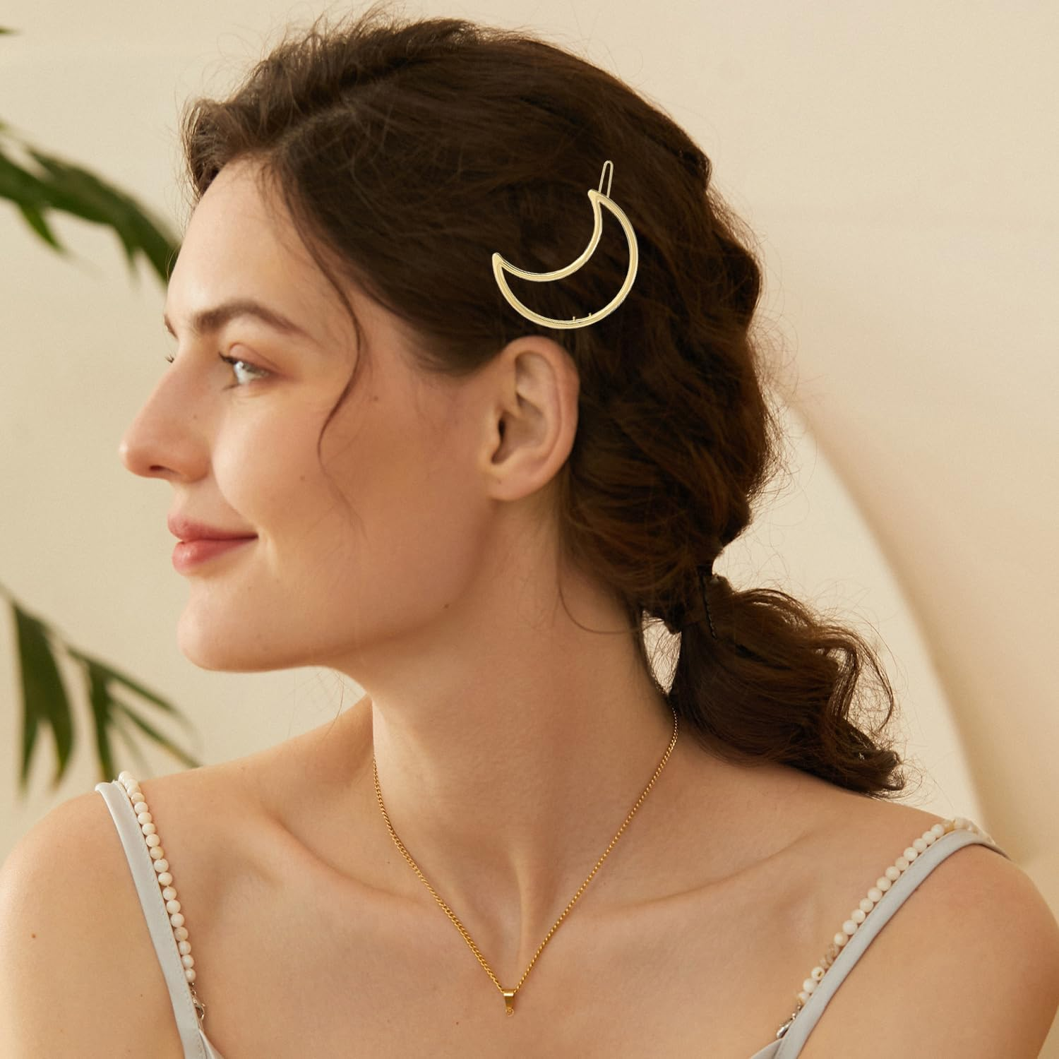 4 Pieces Women Hair Clips, Figure 8 Hair Clips, Moon Hair Accessories, Women'S Metal Hair Clips, Women'S Styling Hair Clips