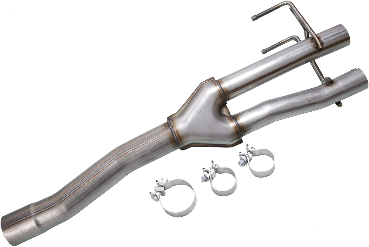 Floshine Stainless Steel Y-Pipe Exhaust Muffler Kit,3''Inlet/2.25'' Outlet,Direct Fit Exhaust 2009-2018 Ram 1500 FH214211 image number 4