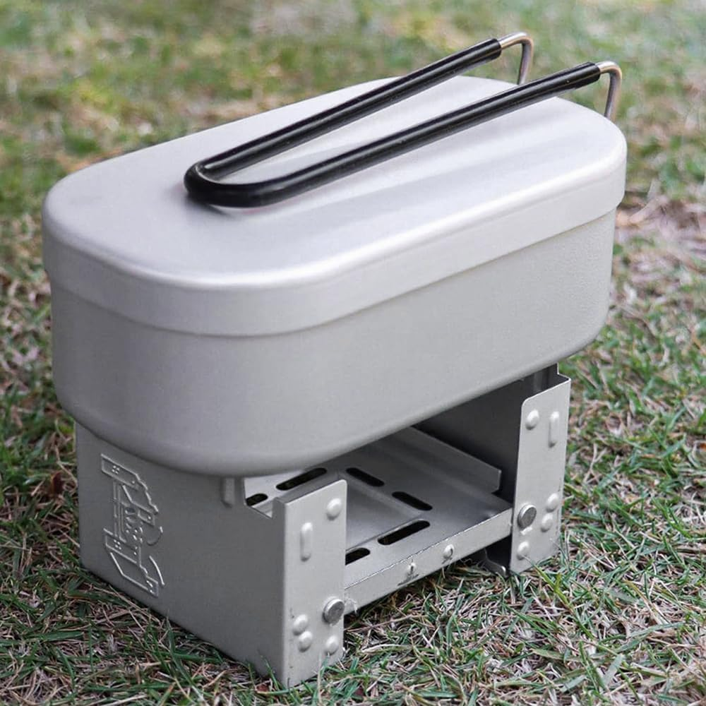 Alcohol Stove - Folding Pocket Alcohol Burner Camp Stoves for Outdoor Camping Hiking with Picnic, Portable Backpacking Cooking Equipment image number 5