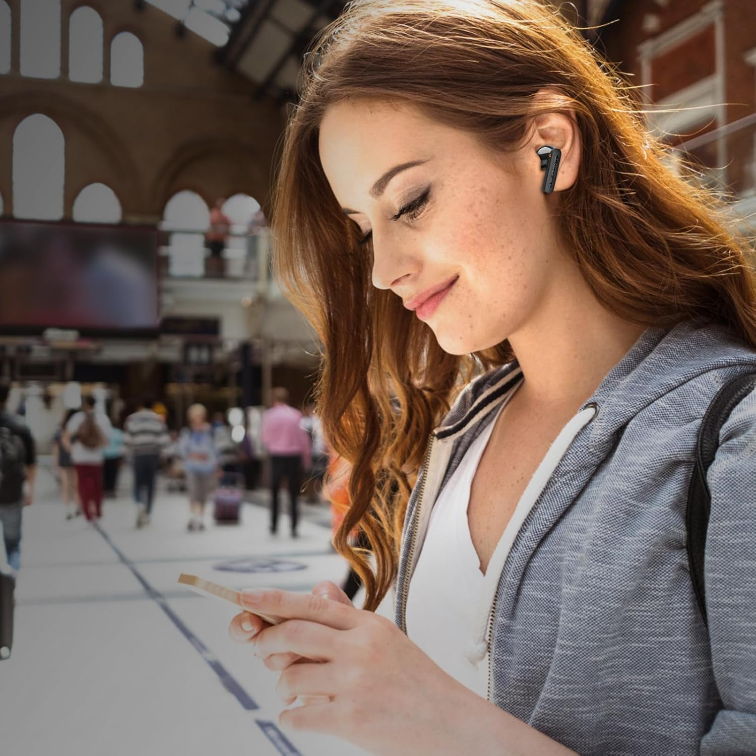 Monster N-Lite Clear Talk Wireless Earbuds, IPX8 Waterproof Earphones, Bluetooth 5.3 Headphones with CVC 8.0 Noise Reduction, Fast Charging for Sport image number 2