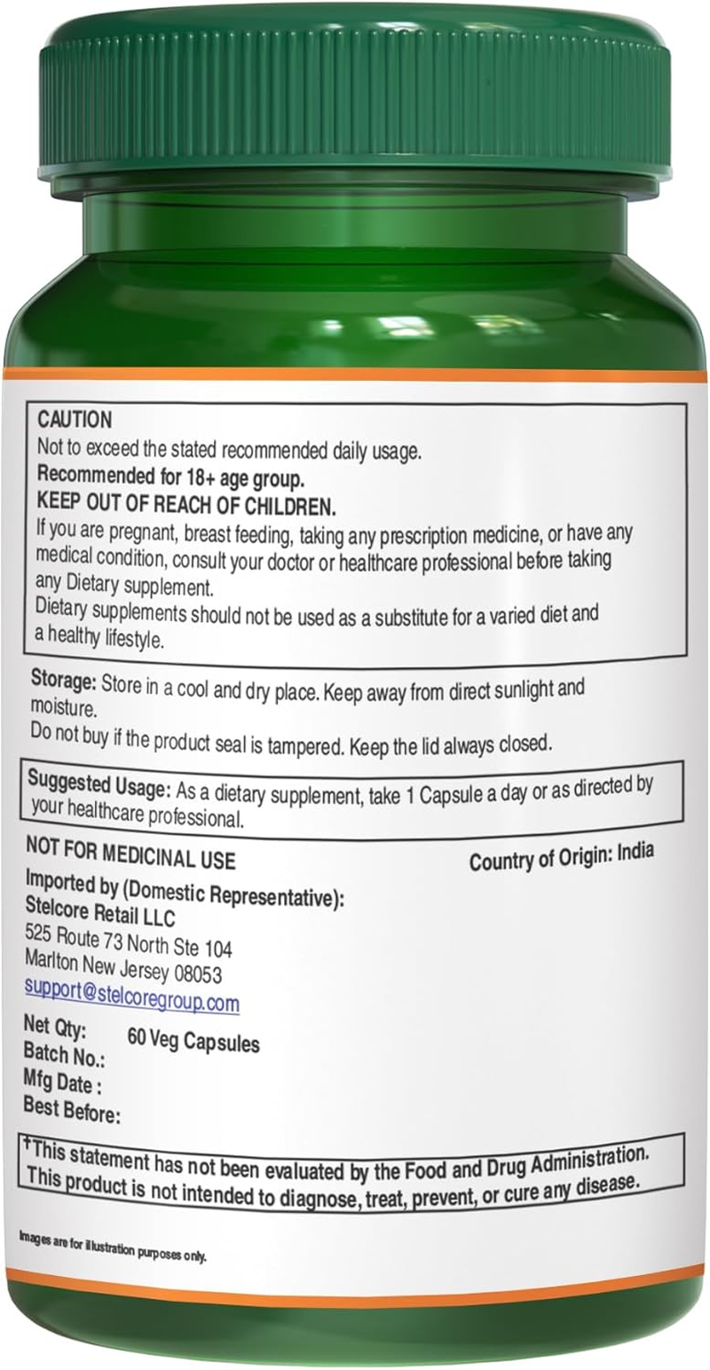 Pure Nutrition Neem Capsules 700Mg, 60 Count. Herbal Skin Supplement. Neem Extract Supplement Equivalent to 2600Mg Neem Leaf and Bark Powder. Gluten Free | Non-Gmo