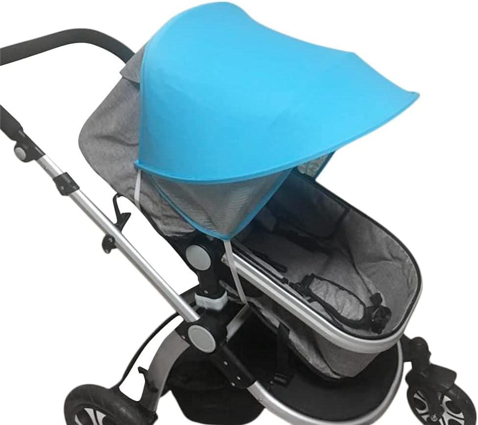 Baby Pram Stroller Sun Shade Cover Pushchair Canopy Cover Sun Shade Baby Stroller Awning Universal Buggy Sun Cover Stroller Car Seat Sun Shade Hood Adjustable Stroller UV Protection Cover image number 6