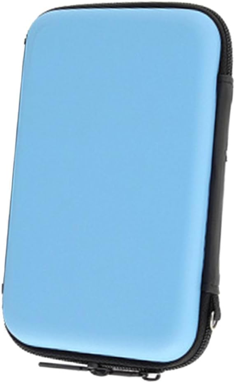 CAXUSD Travel Electronics Organizer Bag Waterproof Storage Pouch Padded Dividers Small Zipper Pocket Easy to Carry Handle for Home Travel