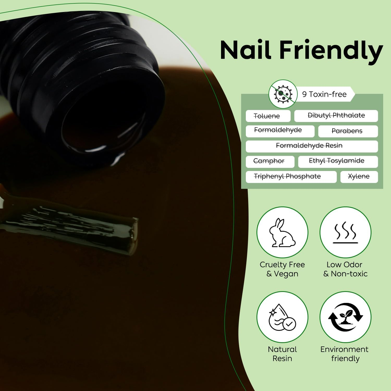 Luxbon 6 Pcs Jelly Gel Nail Polish Set - Fall Colour Set Long Lasting Autumn Gel Polish, Uv Led Soak off Nail Art Designs Manicure Kit 020 - Lb6020 image number 4