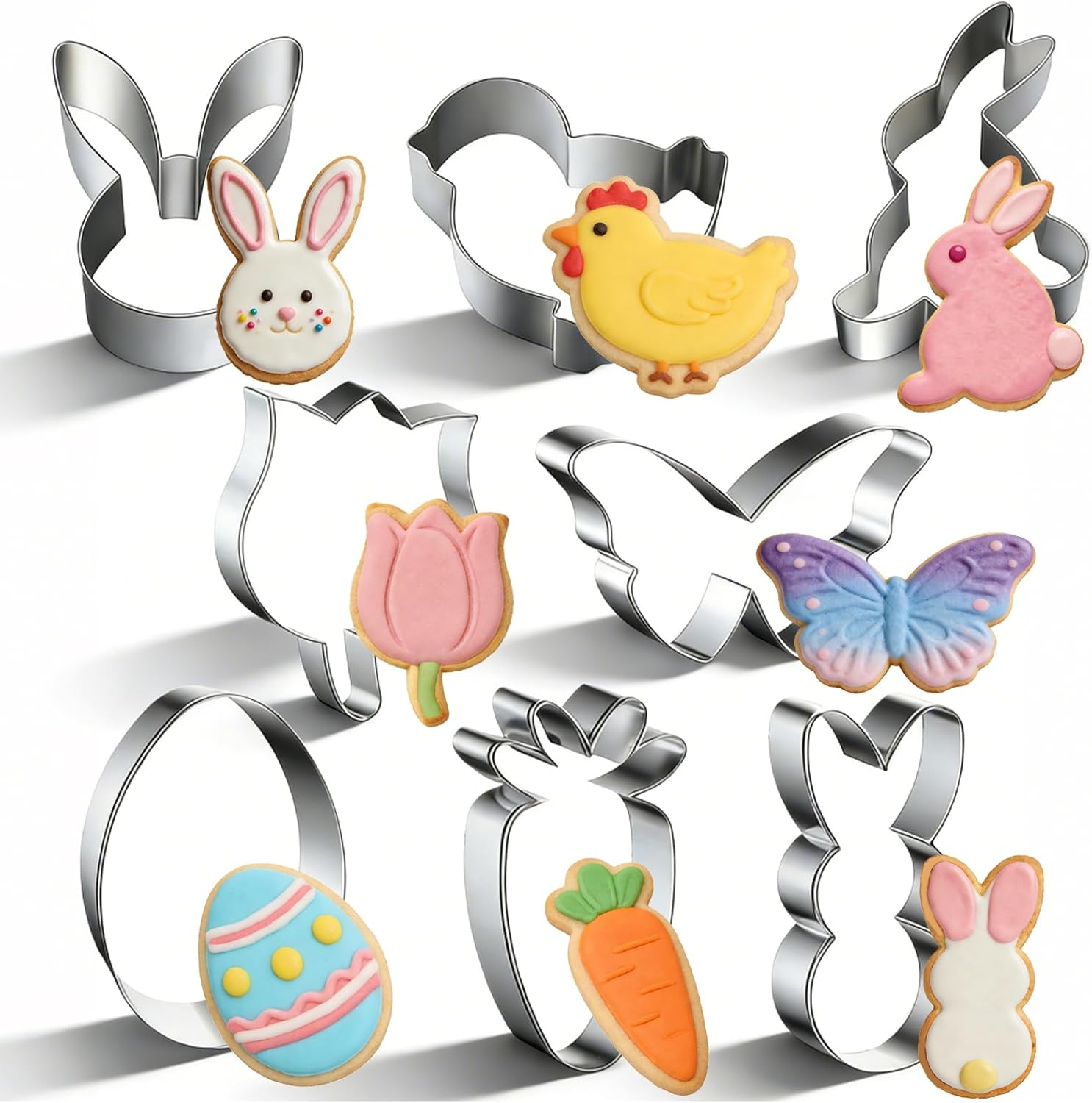 Arch Door Cookie Cutters Egg Biscuit for Kids DIY Lunchbox Bento Box Fruit Vegetable Sandwich Cutters for Baking Children Boys Girls, Pack of 5 image number 1