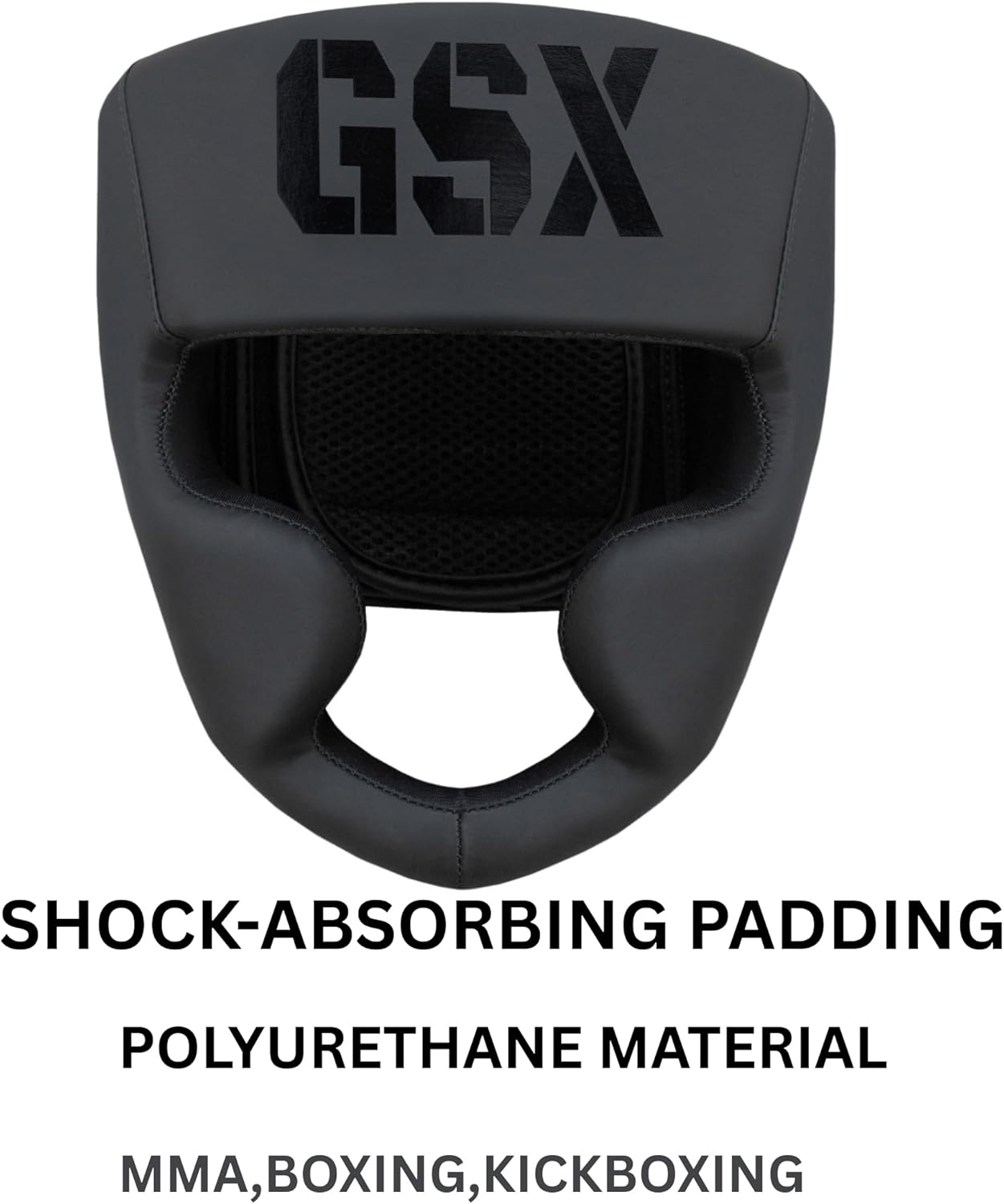 GSX Boxing Headguard Premium Faux Leather Headgear for Boxing, MMA, Kickboxing, and Martial Arts Adjustable Head Safety Redefined &ndash; Confidence in Every Move image number 3