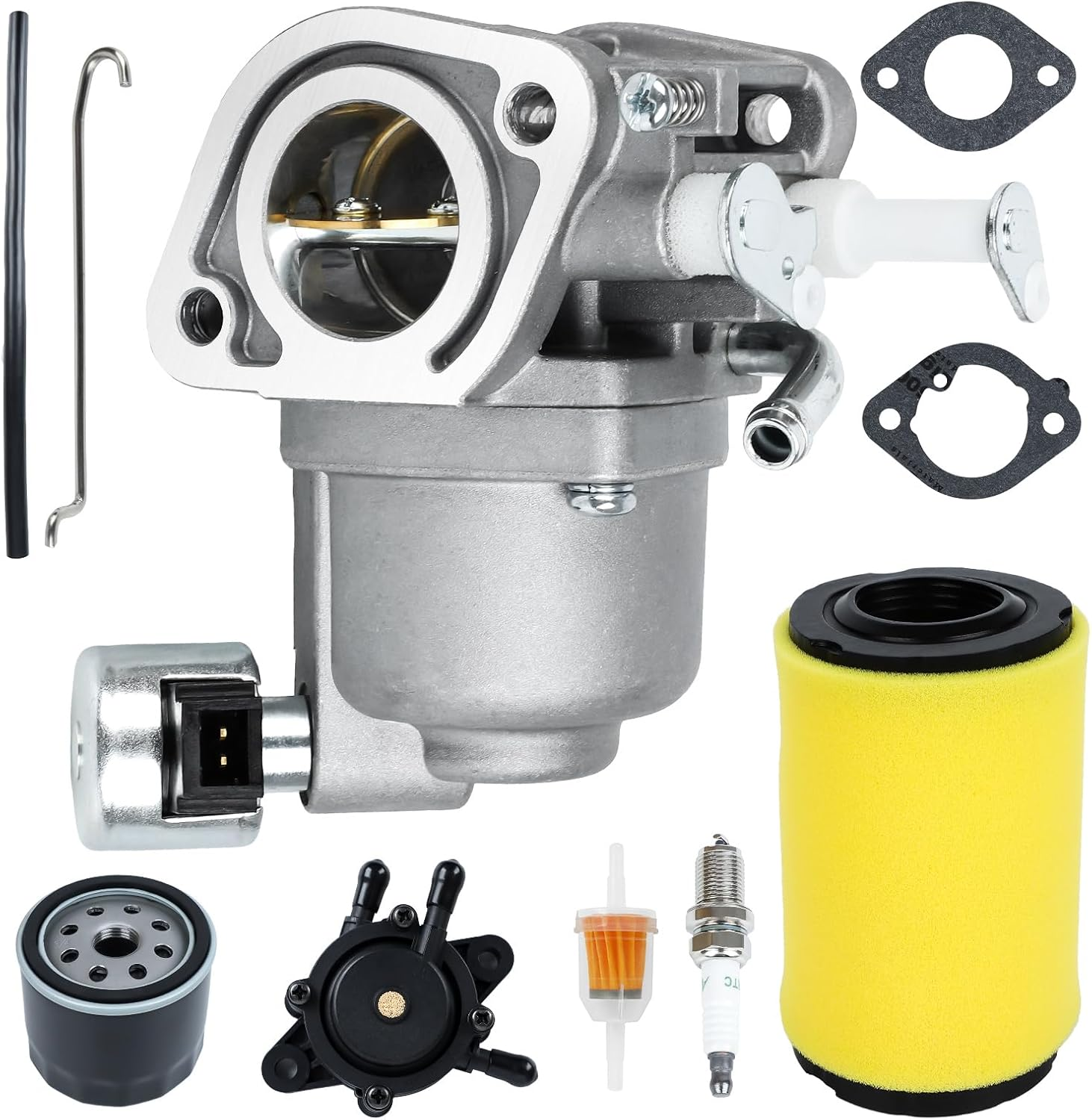 Z335E Carburetor for John Deere Z255 Z335M Z315E Z335E Z345M Z345R Z355E Ztrak Mower, Carb with Tune-Up Kit Replaces for John Deere MIA13043 AUC14748 image number 2