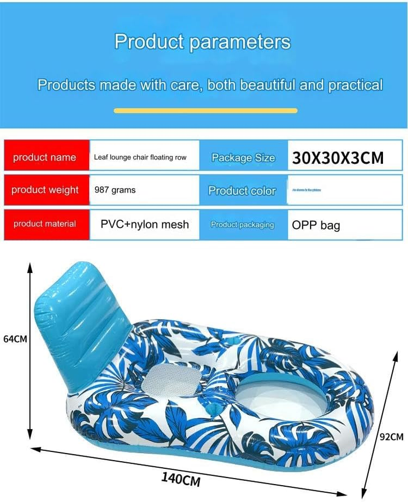 Baronhong Inflatable Pool Float Ring for Adults - Swimming Aid for Pool, Lounger, Float Raft, Swimming Chair, Water Swim Ring with Cup Holders image number 6