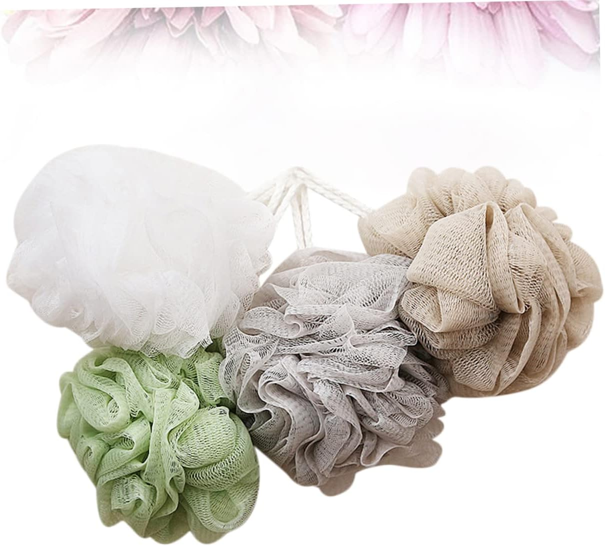 STOBAZA 16Pcs Bath Ball Shower Ball Exfoliating Body Scrubber Large Mesh Nets for Bathroom Accessories for Shower Cleaning and Beauty Sponge Use image number 1