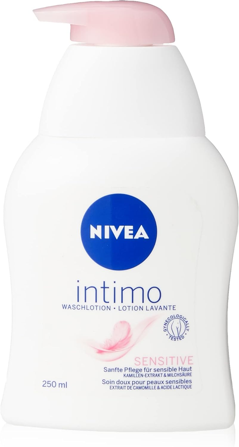 NIVEA Intimo Sensitive Wash Lotion (250 Ml), Intimate Wash Gel with Lactic Acid, Chamomile Extract and Panthenol, Intimate Wash Lotion for Sensitive Skin image number 3