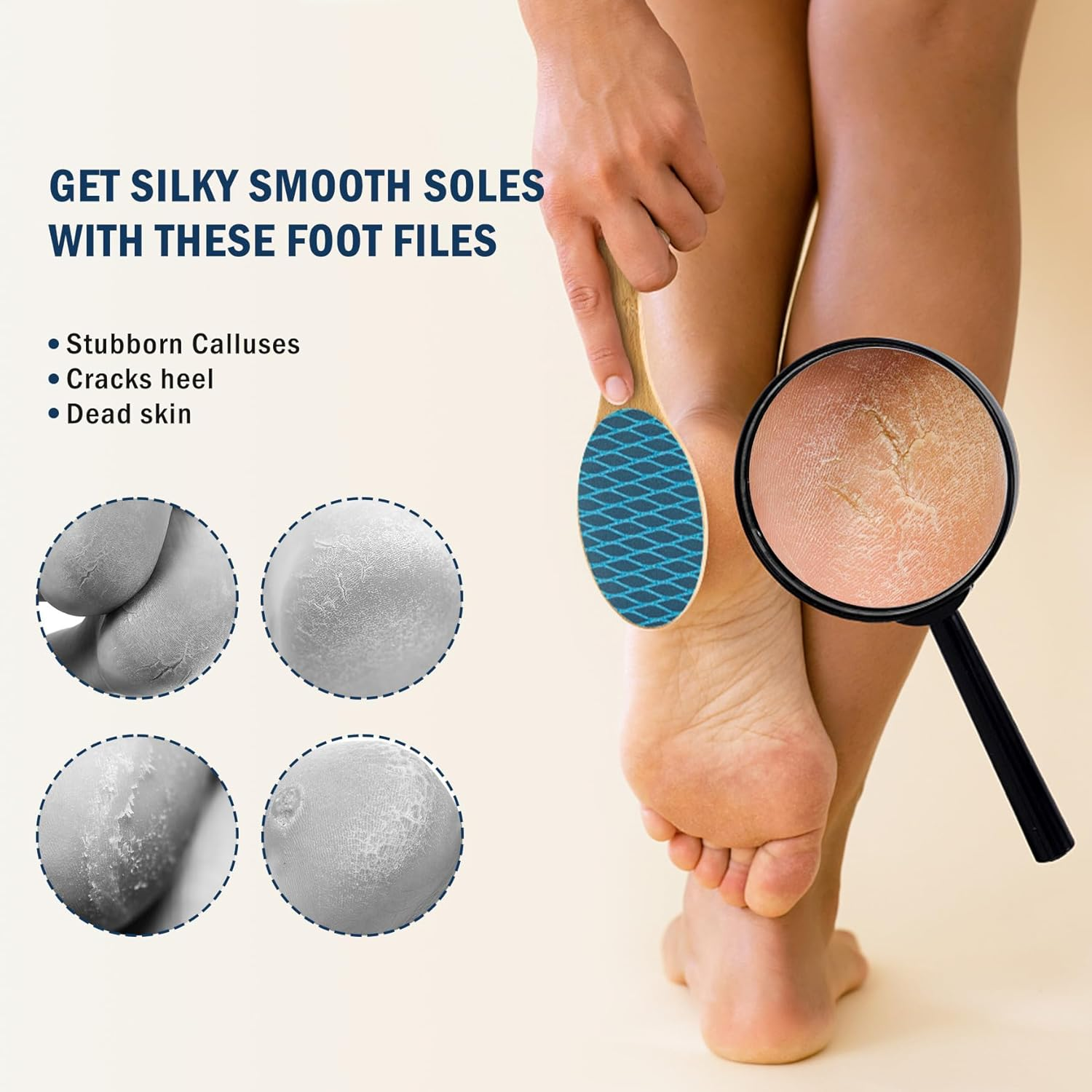 FVION Callus File Callus Remover, Foot File for Callus Removal, Callus Rasp for Hardened or Dry Skin Pedicure (Pack of 1) image number 2