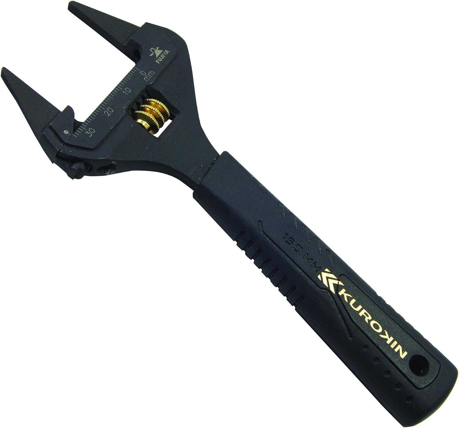 Fujiya FLT-34-BG Thin Tip Monkey Wrench, Black Gold, with Grip image number 2