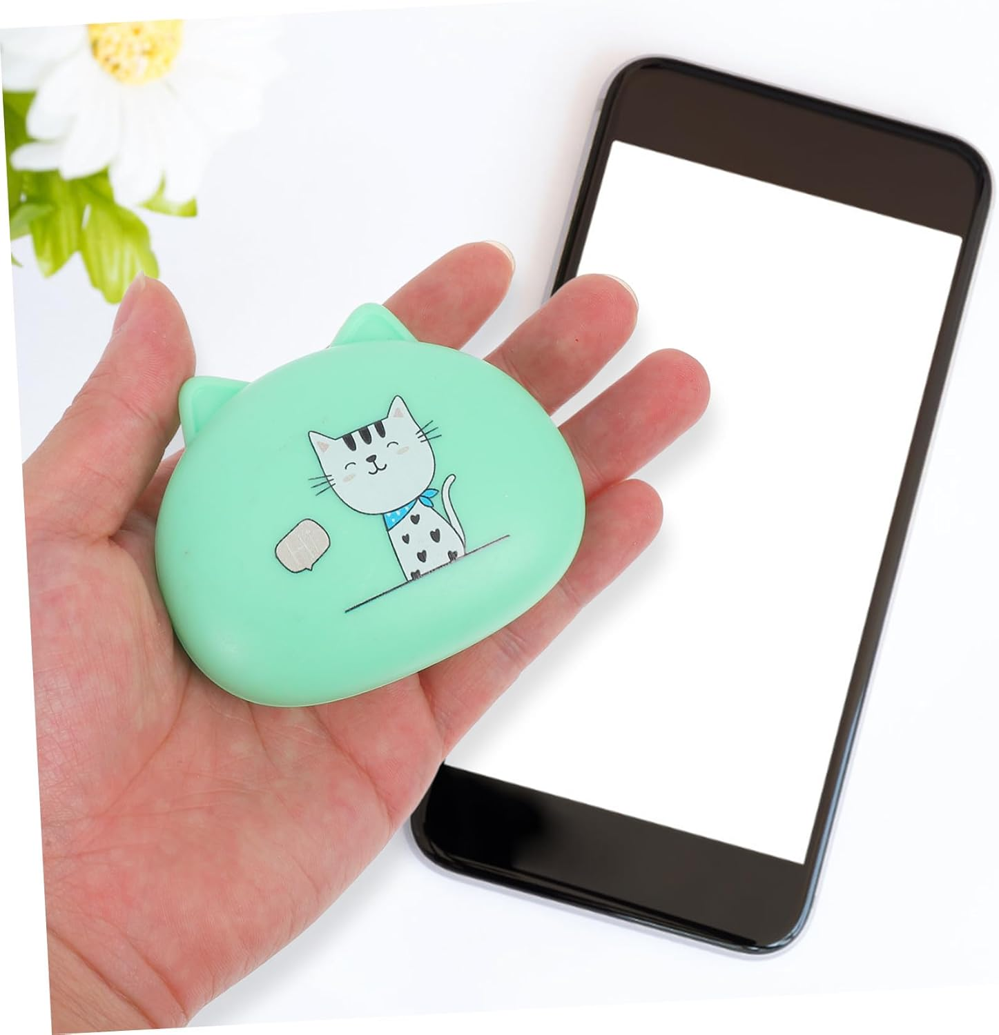 Gatuida Wired In-Ear Earbuds for Phones Adorable Green Earphone with Sound Comfortable Fit Compatible with Computer Gaming Calling Stylish Design for Music and Video Use image number 6