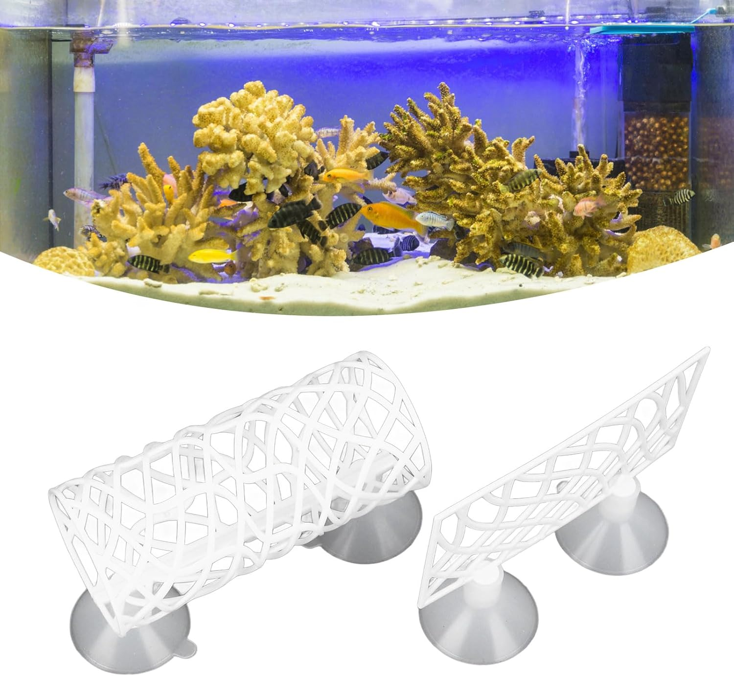 Betta Fish Tunnel, Safe Hollow Design Betta Sleeping Tube Betta Tunnel Swim Tube, Shrimp Guppies Hideout Betta Shelter Toys, Betta Fish Tank Accessories Decorations (White) image number 3