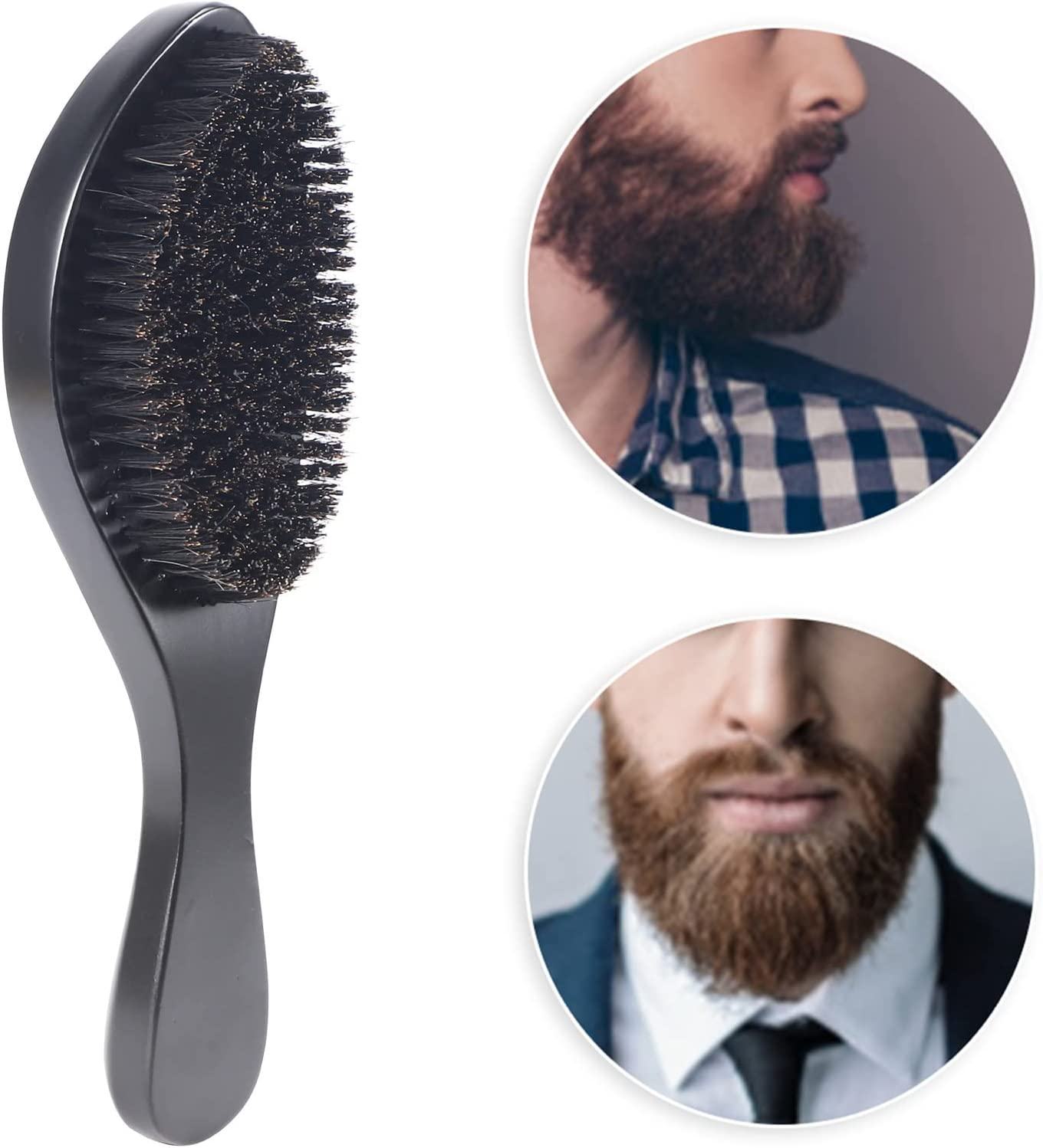 Gyorwst Magic Wave Brush Curved Wave Brush Soft and Wild Boar image number 2