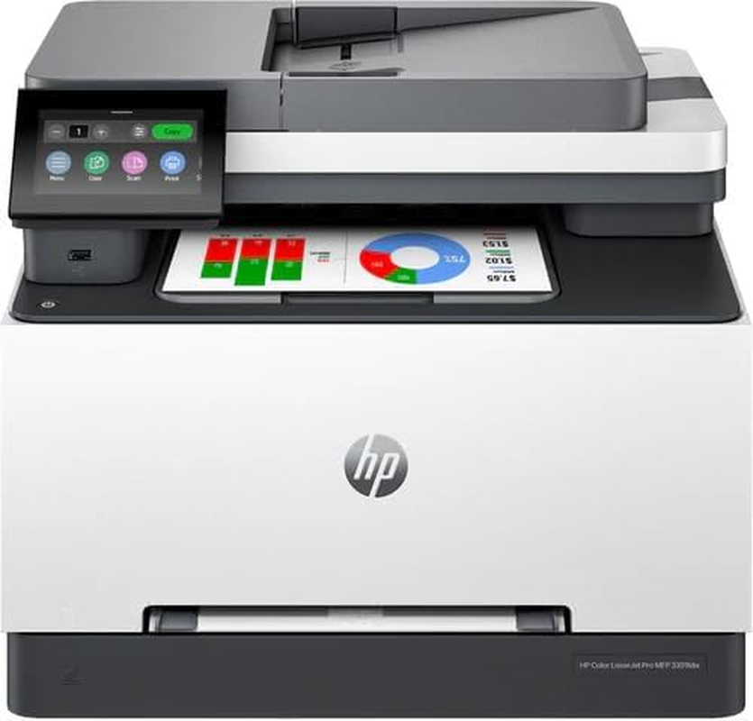 *New!* HP Color Laserjet Pro MFP 3301Sdw 3-In-1 Multifunction Printer+Adf 25PPM [499Q3F] image number 1