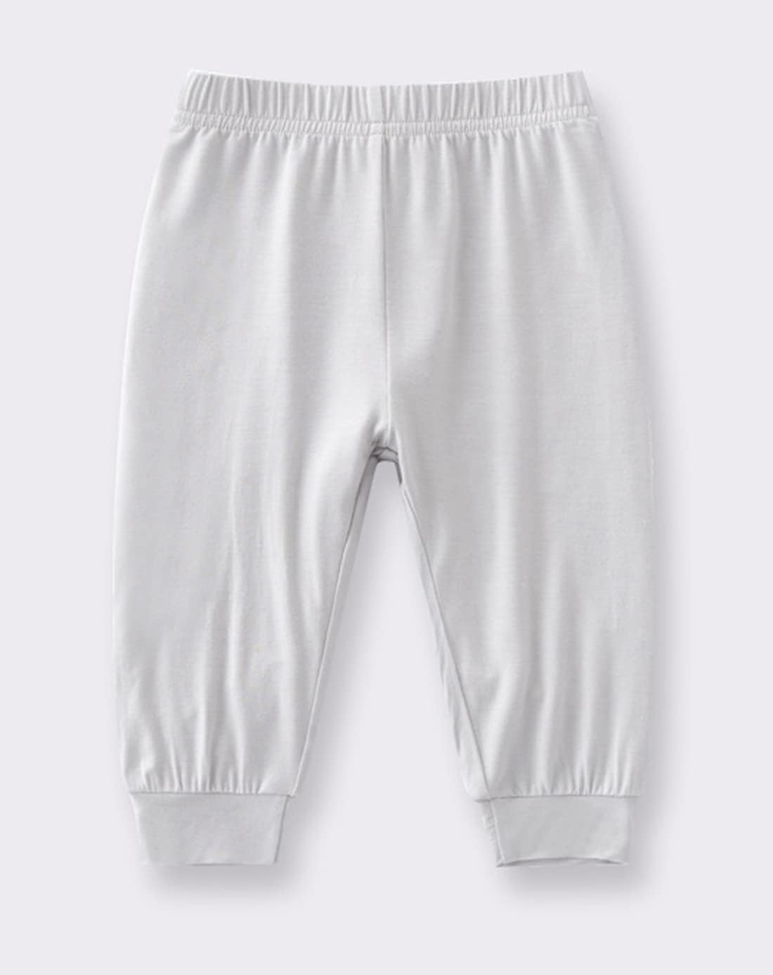 Baby Boys Girls Bamboo Viscose Jogger Pants Infant Toddler Bloomers Kids Harem Pant image number 3