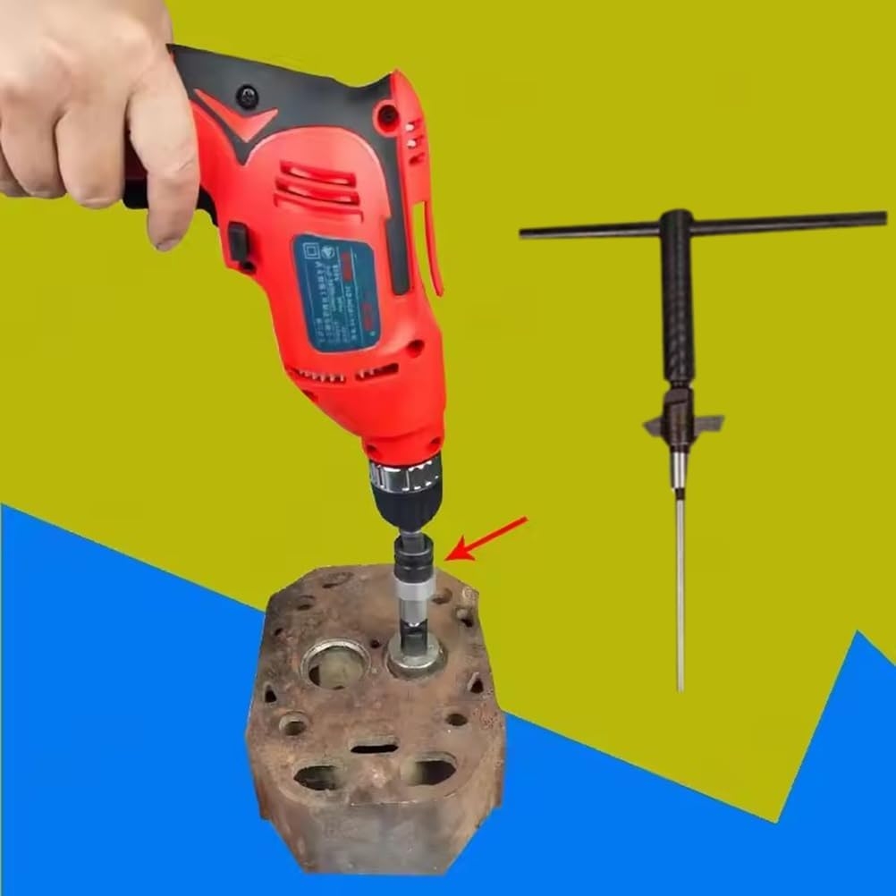 SUZLAZYR 29Pcs Valve Seat Cutter Kit, Valve Grinding Tool for Dia. 22-63Mm Valve, Valve Seat Single Plane Blade Universal Boring Cutters for Car Van Pickup Truck image number 2