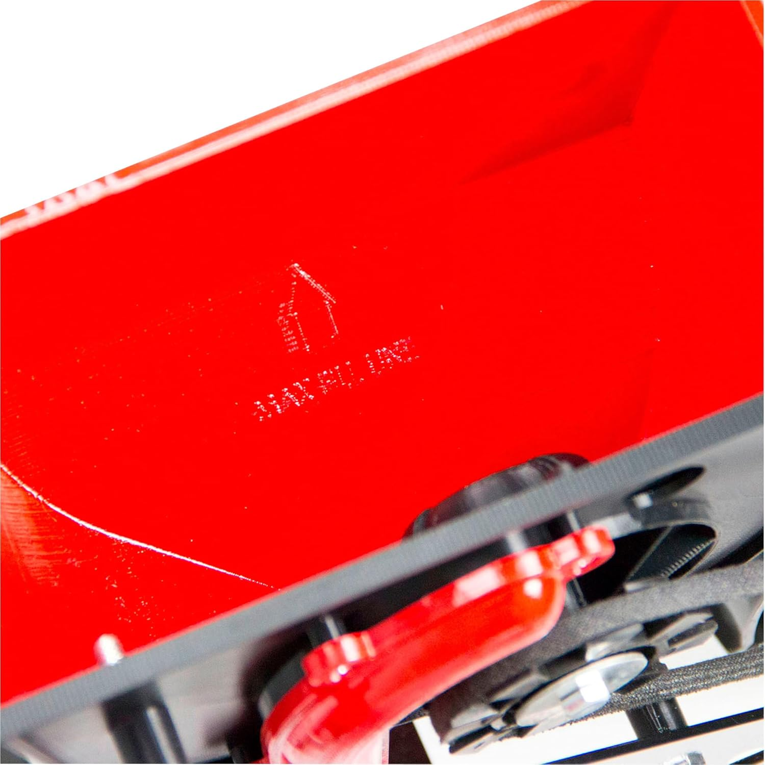 Chapin 8701B Garden Push Seeder Planter with 6 Seed Plates for up to 20 Varieties of Seeds, Zinc Plow Blade, Row Marker, Powder Coated Steel Frame, Red/Black image number 2