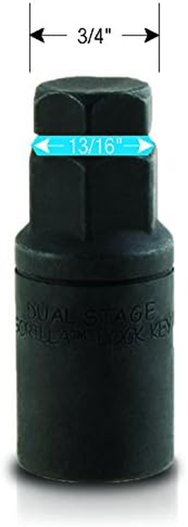 Gorilla Automotive (71631X) 12Mm X 1.50 Thread Size Acorn Chrome X2 Wheel Lock, (Pack of 4) image number 2