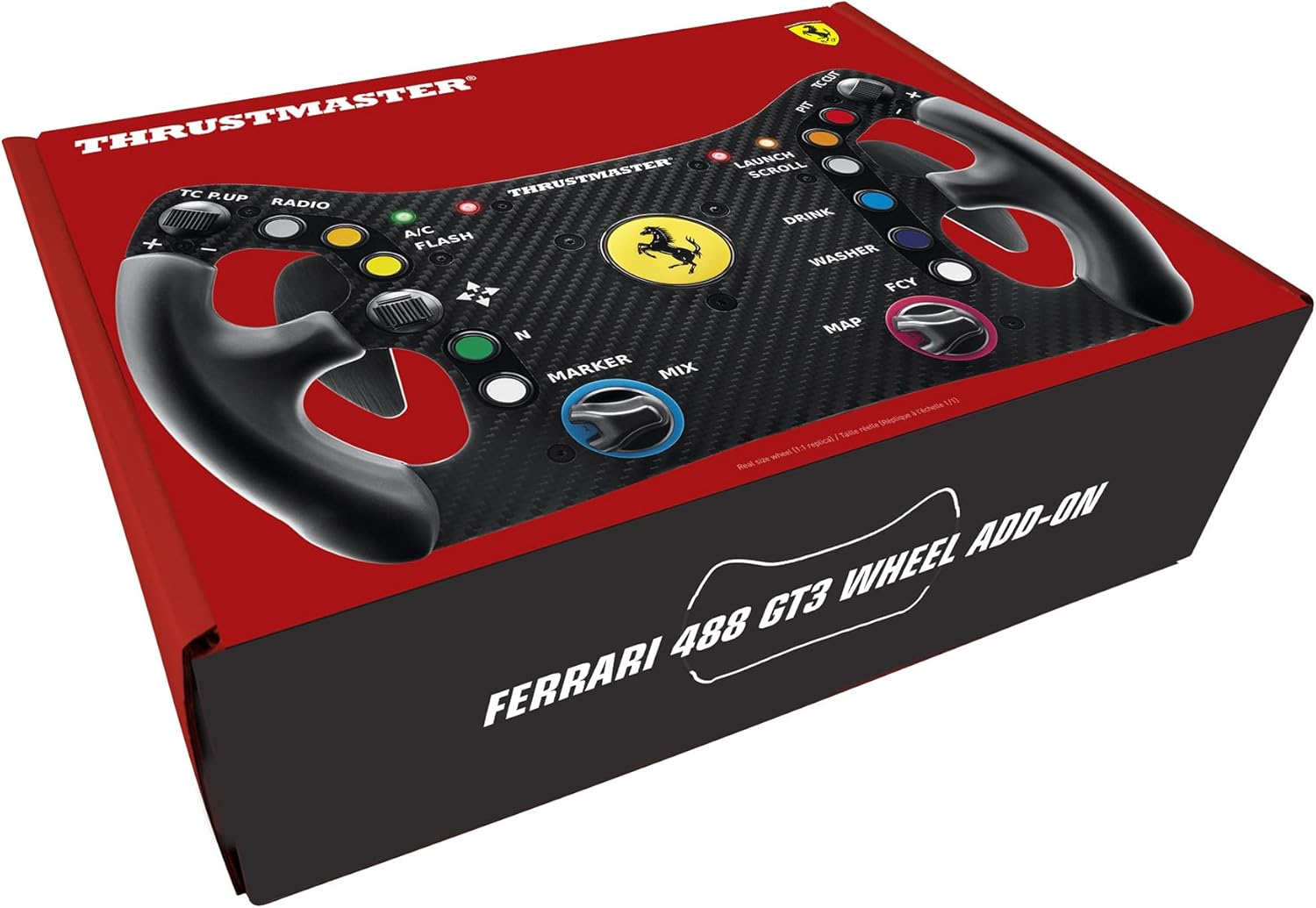 Thrustmaster Ferrari 488 GT3 Wheel Add-On - Compatible with PS, XBOX, PC image number 5