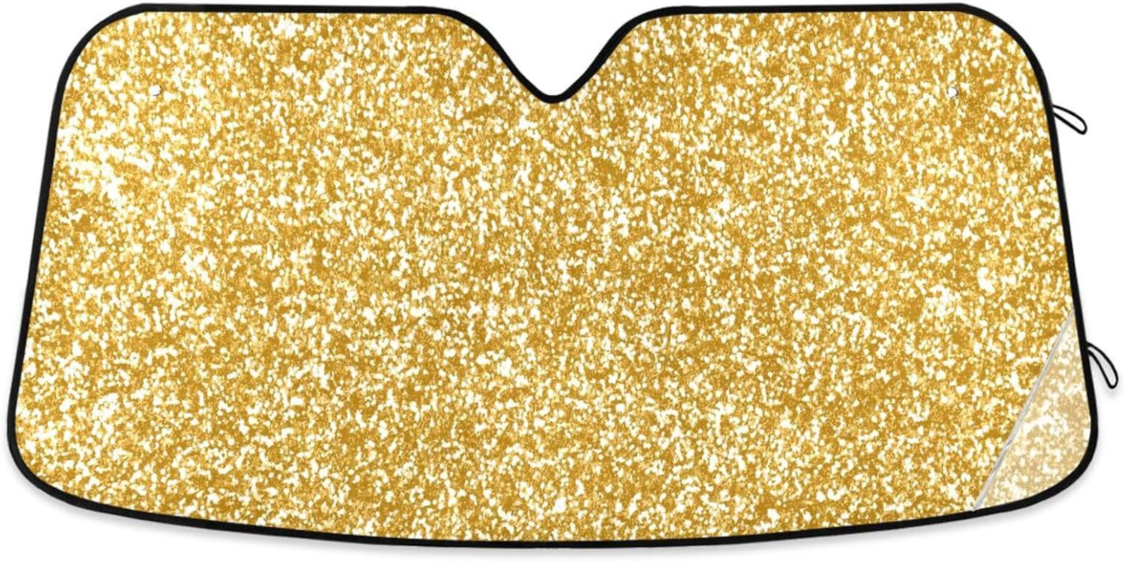 Pink Glitter Car Sun Shade Windshield Automotive Window Sunshades Sun Heat Protection