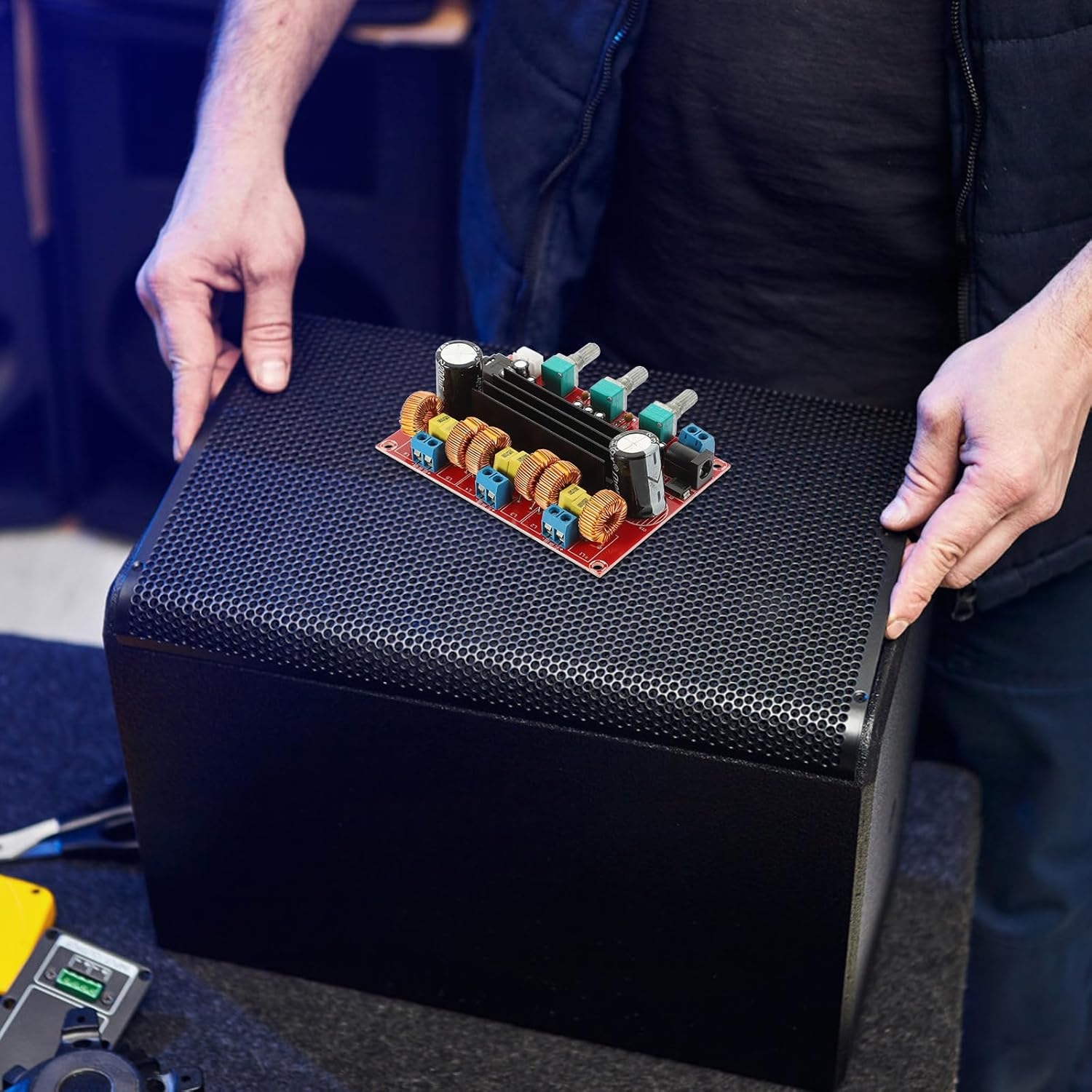 Xh-M139 2.1 Channel Digital Power Amplifier Board Stereo Audio Amp Module 12V-24V Wide Voltage Subwoofer Audio Component for Home Theater Systems image number 5