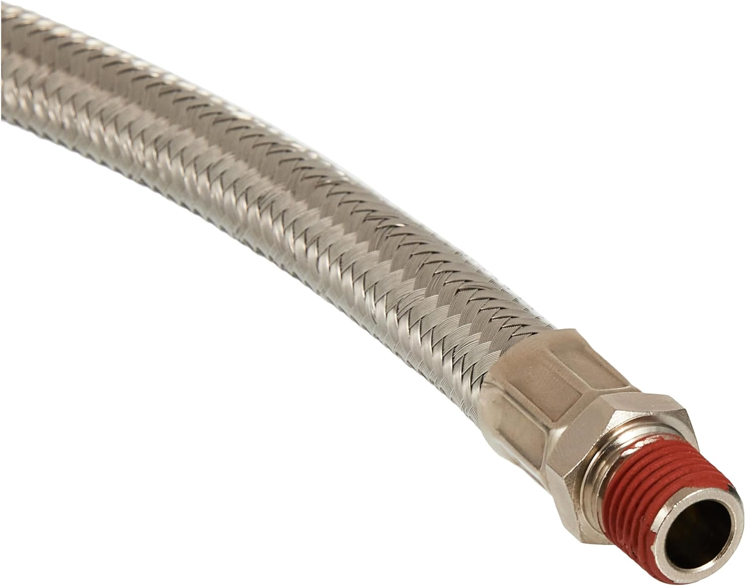 Viair 92804 18" Stainless Steel Braided Leader Hose without Check Valve image number 1