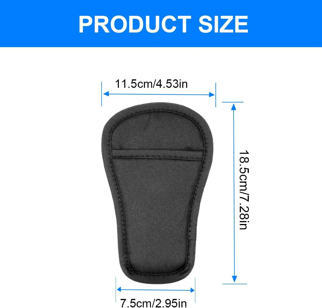 Baby Pad Crotch Cover, Soft Car Seat Belt Cover Pad for Pushchairs, Prams, Car Seats image number 2