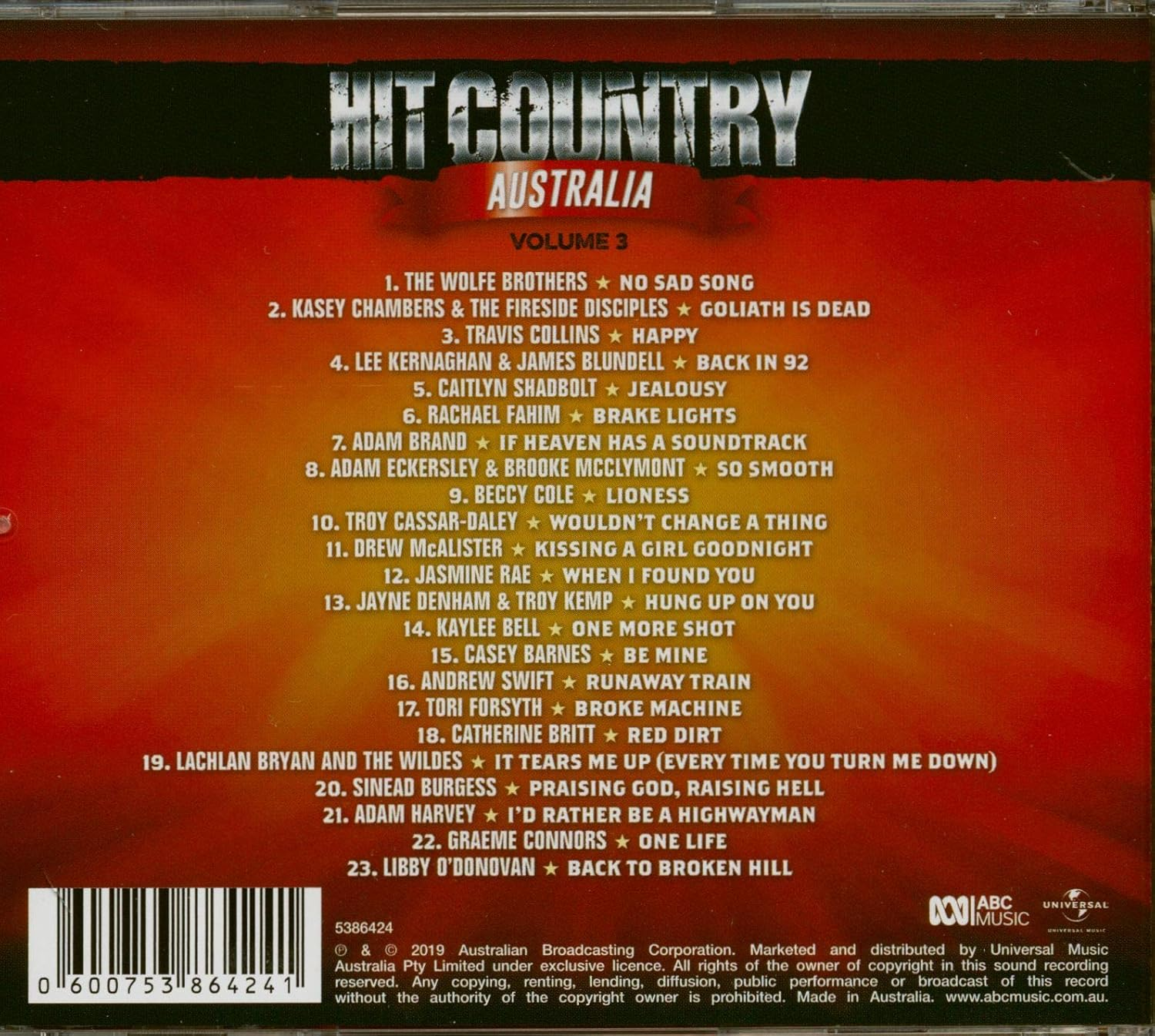 Hit Country Australia Volume 3