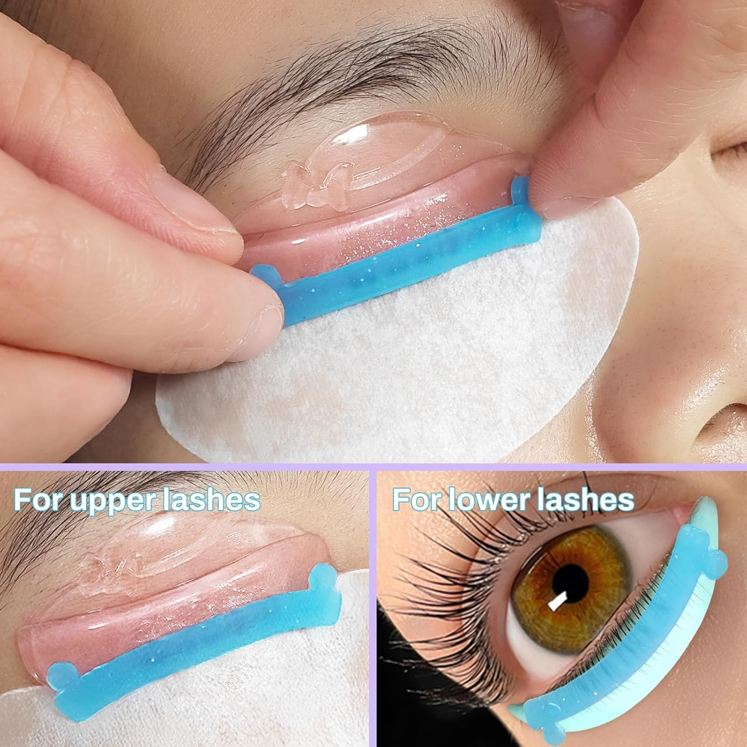 Libeauty Lash Lift Ribbon, 5 Pcs Silicone Eyelash Rods Ribbon Soft Colorful Lash Lift Tool Flexible Perm Roller Multi-Functional for Eyelash Lifting image number 5