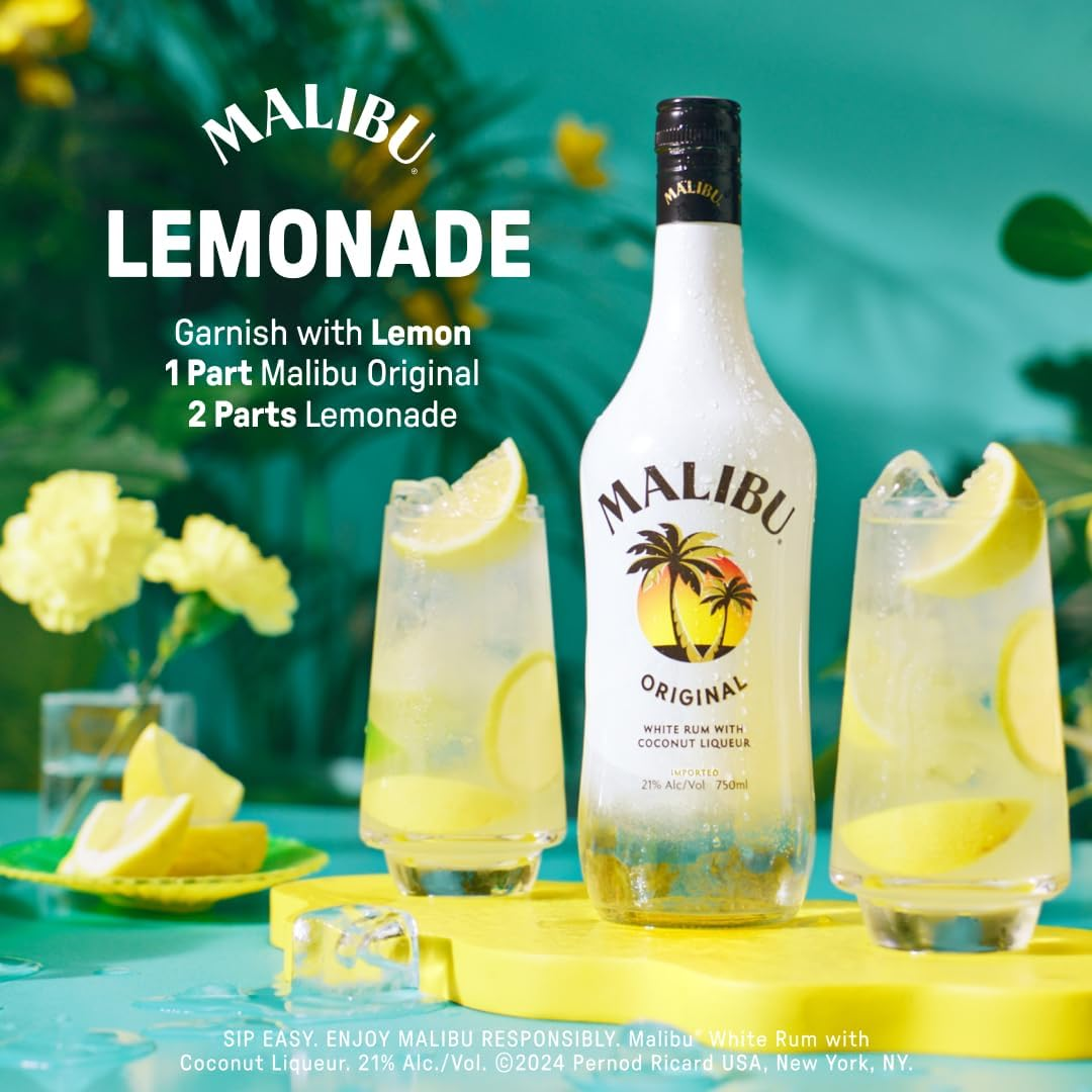 Malibu White Rum 1L image number 5