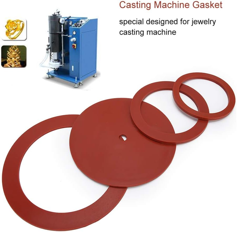 Vacuum Casting Gasket, Non-Deformation Classic Pro Gasket Seal O-Gasket for Jewelry Casting Machine