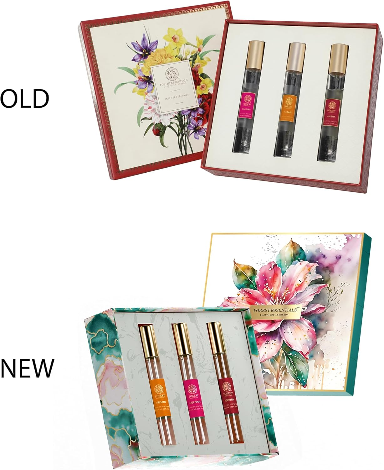 Forest Essentials Intense Perfume Selection Box | Eau De Parfum (EDP) | Intense Long Lasting Fragrance| Perfume for Women | Gifts for Women | Perfume Gift Set for Birthday image number 4