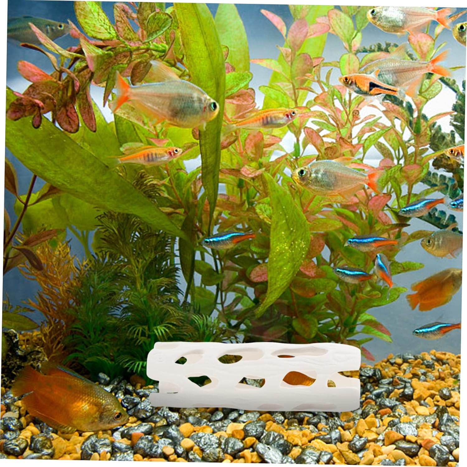 ROMISBABA Aquarium Cave Decoration Fish Tank Accessories Fish Breeding Cave Pet Habitat Unique Ornament image number 6