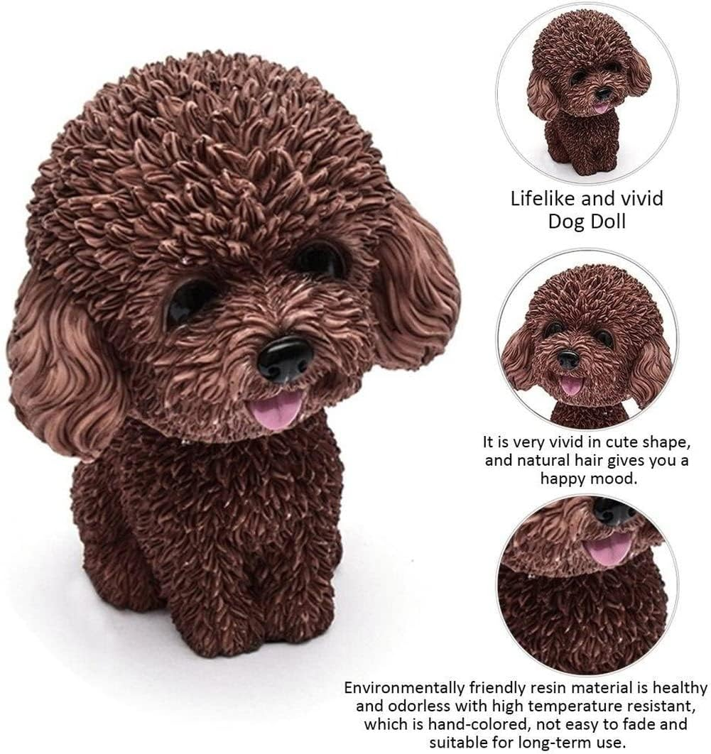 LSOAARRT Nodding Dog Car Interior Ornaments Cute Dog Decorations Car Accessories for Car Vehicle Home Decoration - Yellow image number 2