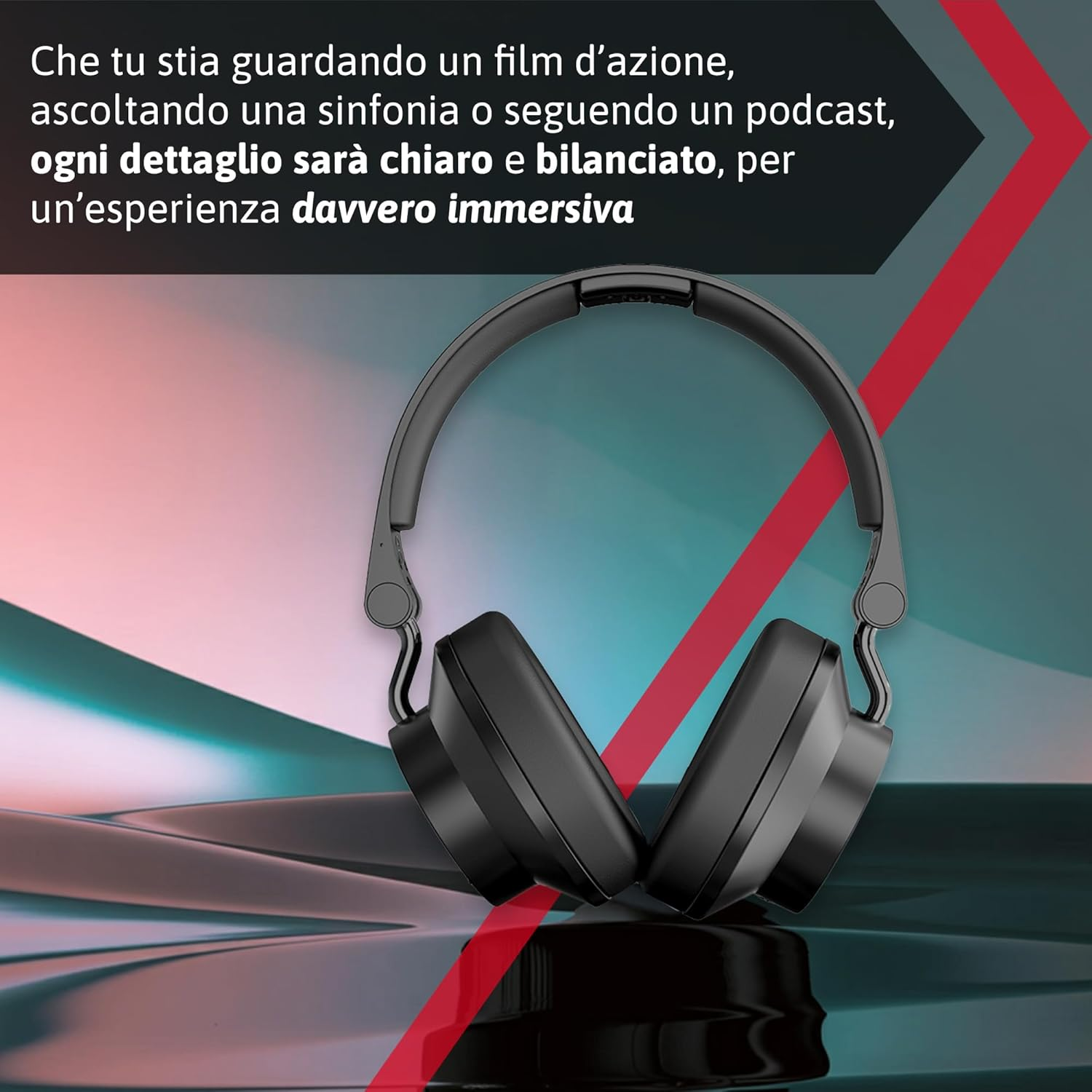 Additional Wireless Headset + BT IRRADIO IR Sigma for Set Ir-Sigma Plus, Ideal for TV, Film, Music, Gaming, Immersive Audio Multiuser, Equalizer, Indoor/Outdoor image number 3