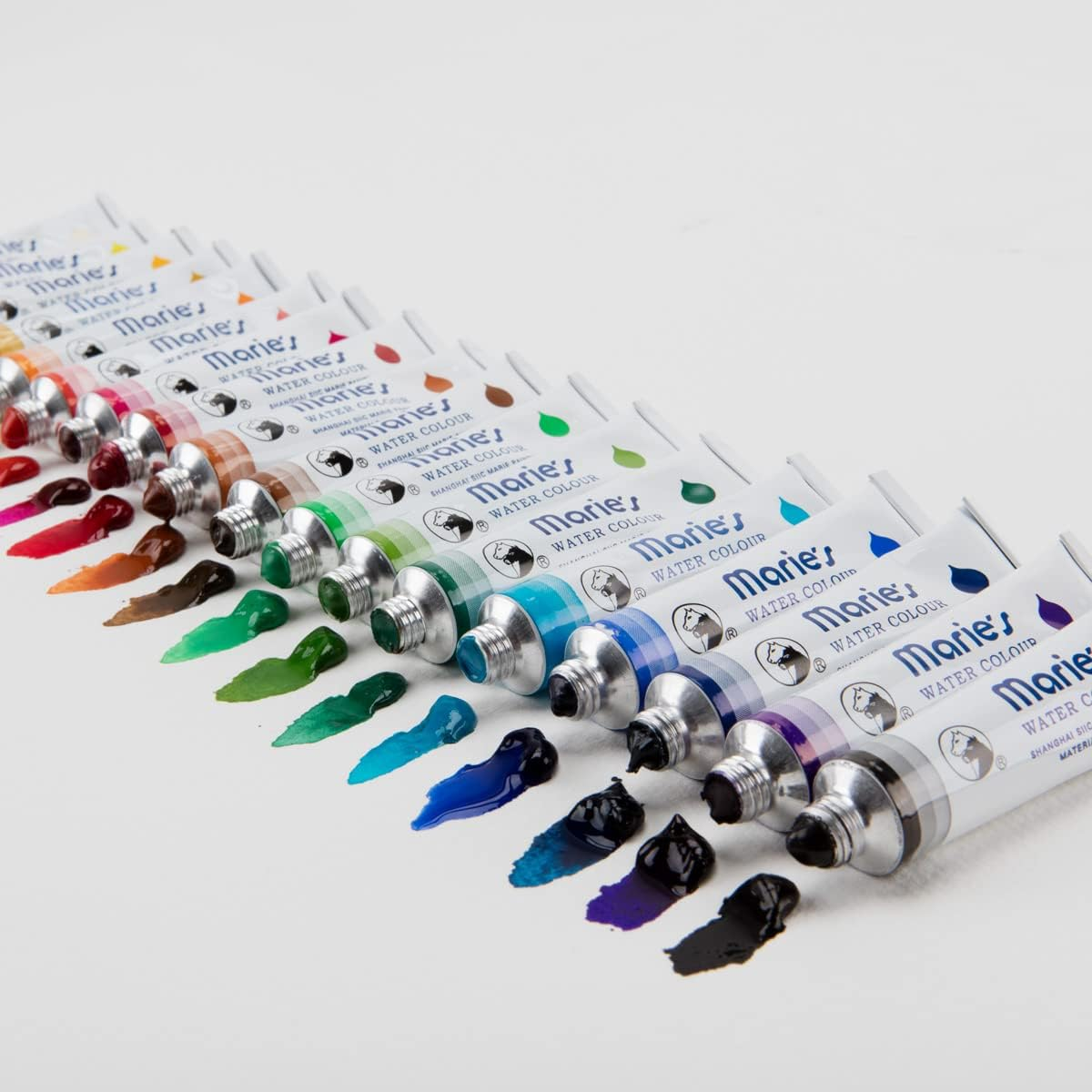 Marie'S Student Watercolor Set, Extra Fine Highly Pigmented Paint Set - 12Ml Tubes - Assorted Colors - [Set of 12] image number 5