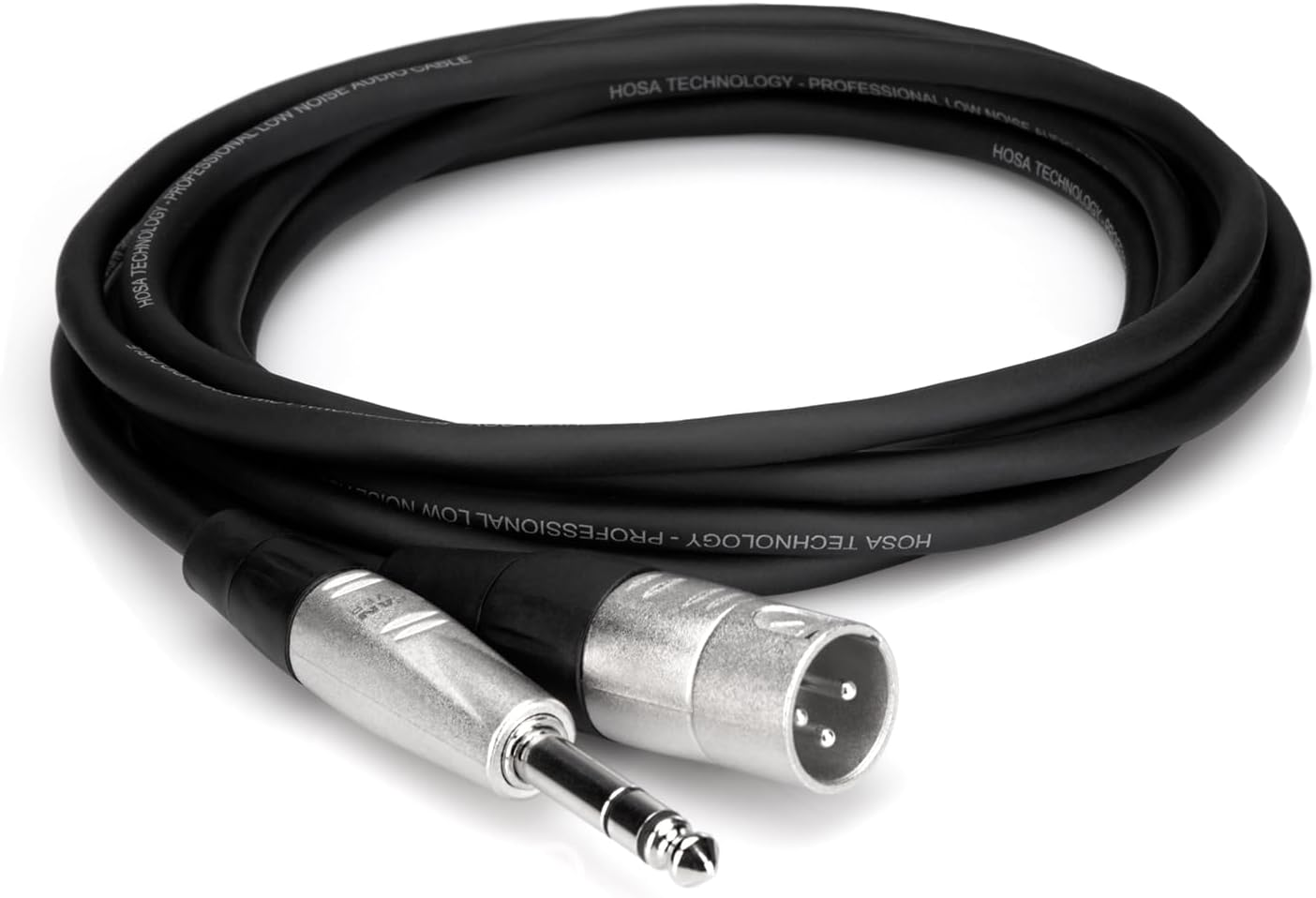 Hosa HSX-001.5 Pro Balanced Interconnect Rean 1/4 Inch TRS to XLR3M, 1.5 Feet - 1 Count (Pack Of 1) image number 1