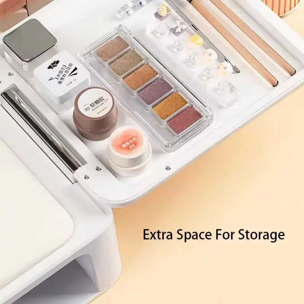 180W UV Nail Lamp Professional LED Gel Polish Dryer, Manicure Art Curing Nail Light, 63 Lamp Beads, with LED Display Screen image number 2