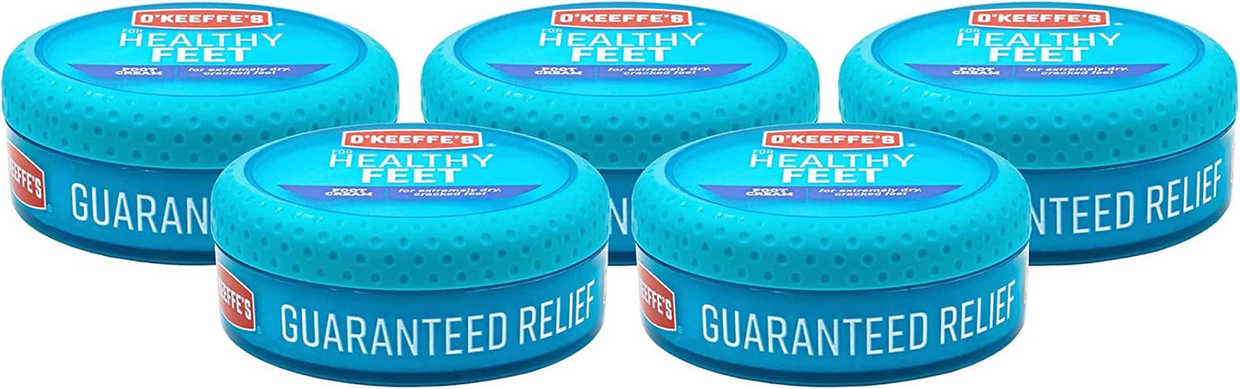 O'Keeffe'S K0320001-5 Healthy Feet Foot Cream in Jar (5 Pack), 3.2 Oz image number 4