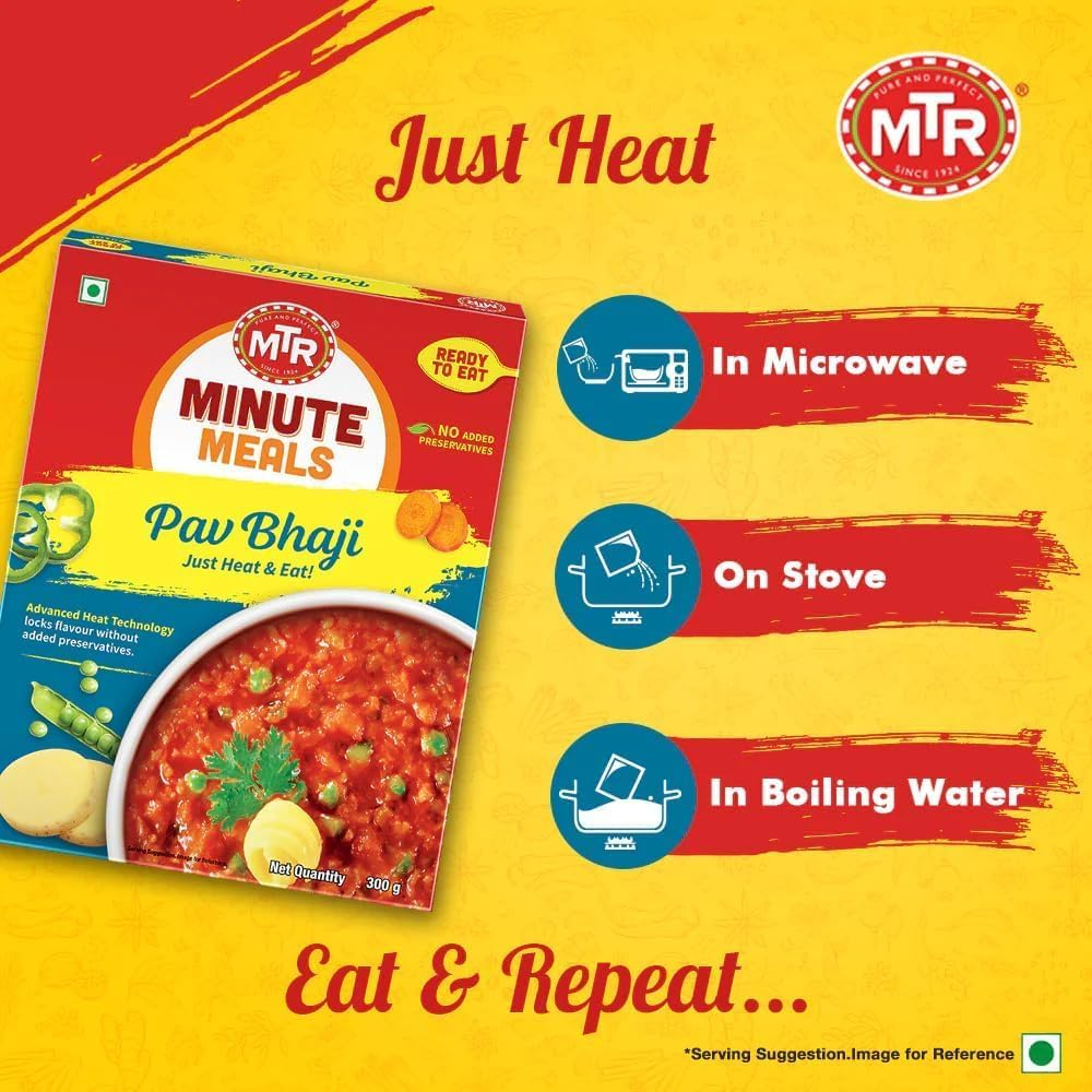 MTR Ready-To-Eat Pav Bhaji, 300 G