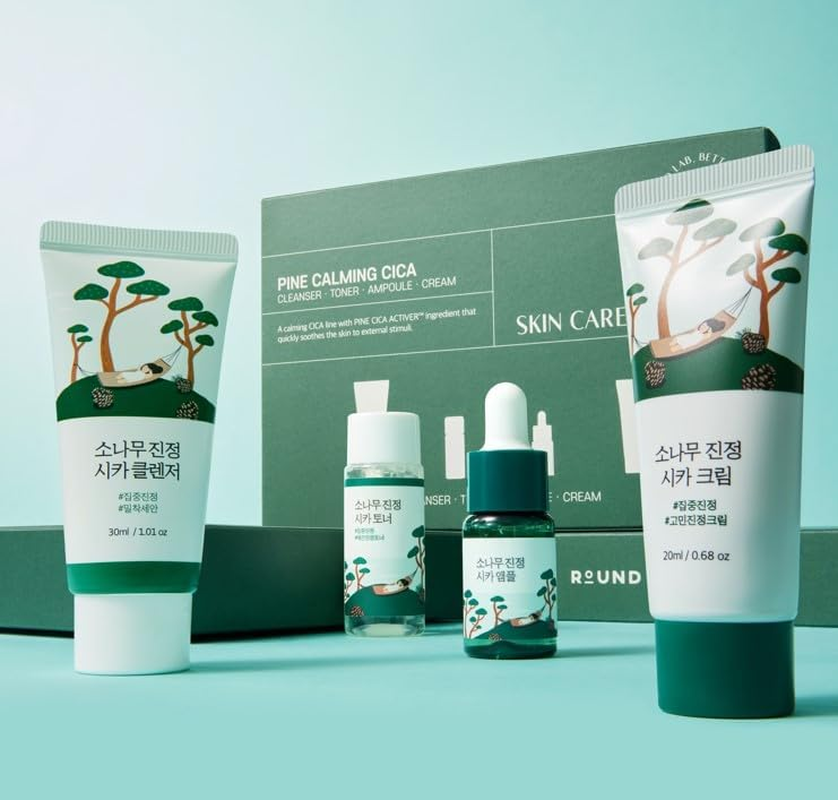 Round Lab Pine Calming Cica Trial Kit