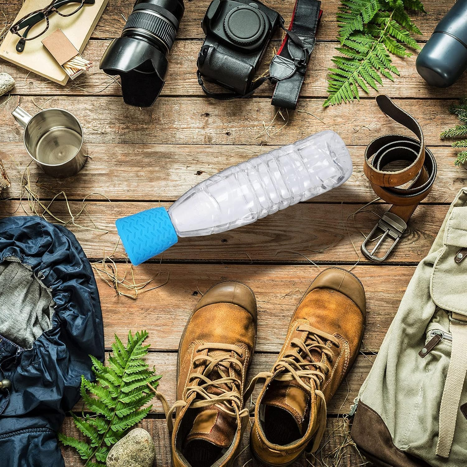 2 Pcs Portable Dog Shower Head and Outdoor Camp Shower Attachment - Blue Green Water Sprayer Bottle for Pet Supplies Beach Hiking Camping and Dirt Removing image number 4